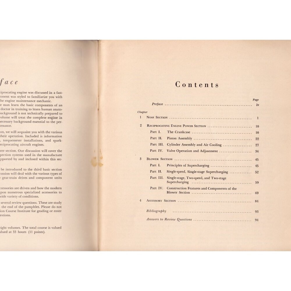 USAF Course 4311 Reciprocating Engine Components 1956 Manual + Extras - Picture 4 of 10